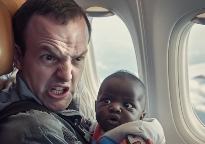 Een man bood aan me te helpen met mijn baby in het vliegtuig — Ik was zo dankbaar totdat ik zag wat hij mijn zoon aandeed