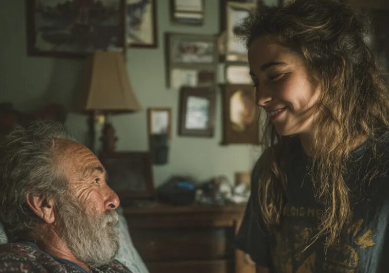 Papa stuurde mij en mijn drie zussen naar grootmoeder omdat hij “een zoon wilde” – jaren later kreeg ik hem eindelijk zover dat hij spijt kreeg.