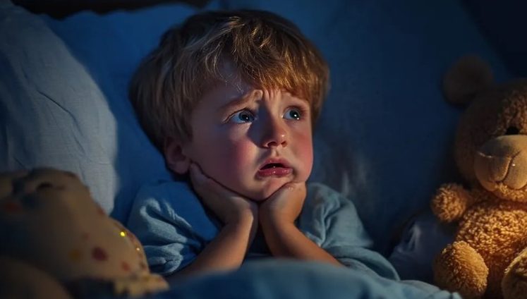 Ik hoorde onze baby huilen terwijl ik onder de douche stond en mijn vrouw tv keek – toen ik de kinderkamer binnenkwam, schreeuwde ik van schrik.