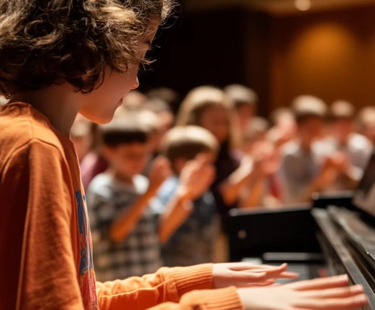 Muzieklerares biedt gratis lessen aan een “arm” kind en ontdekt daarna de ware identiteit van zijn vader