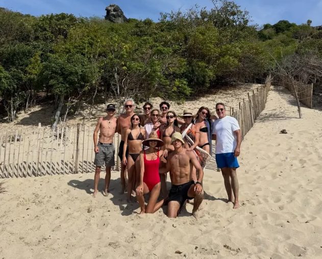 Juliana Awada vierde haar verjaardag samen met haar twee dochters, Valentina en Antonia, tijdens hun droomvakantie in het Caribisch gebied.