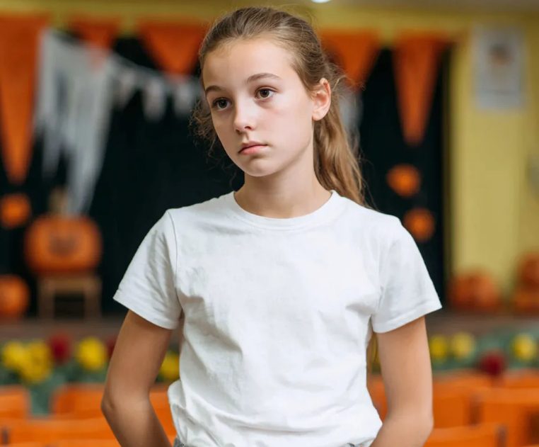 Ik hielp een arm meisje met haar Halloweenkostuum – Jaren later stonden we samen voor het altaar