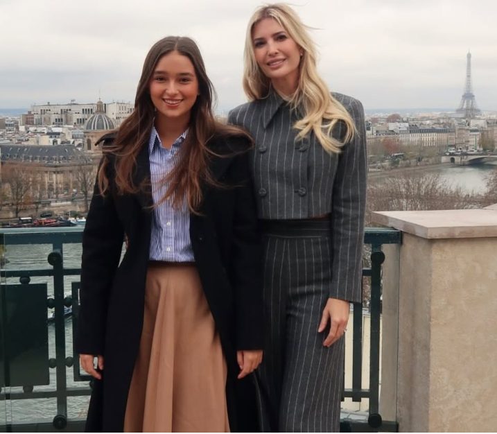 De 14-jarige dochter van Ivanka Trump maakt indruk op fans omdat ze bijna net zo lang is als haar moeder