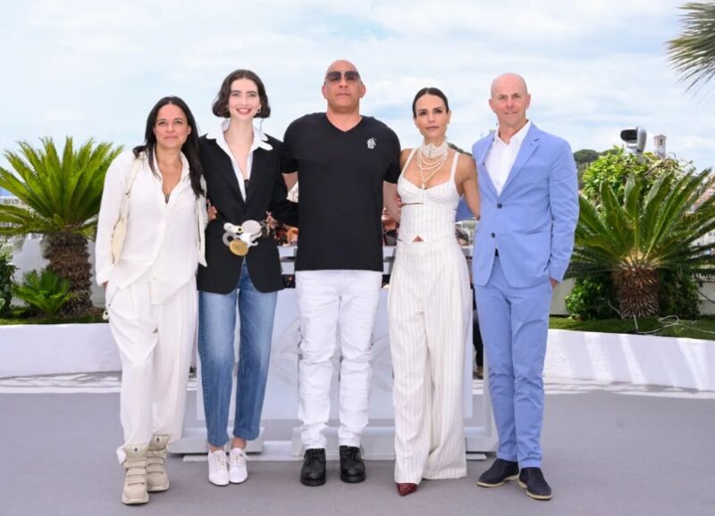 Paul Walkers dochter Meadow, 27, deelde een ontroerend moment met haar peetvader Vin Diesel in Cannes.