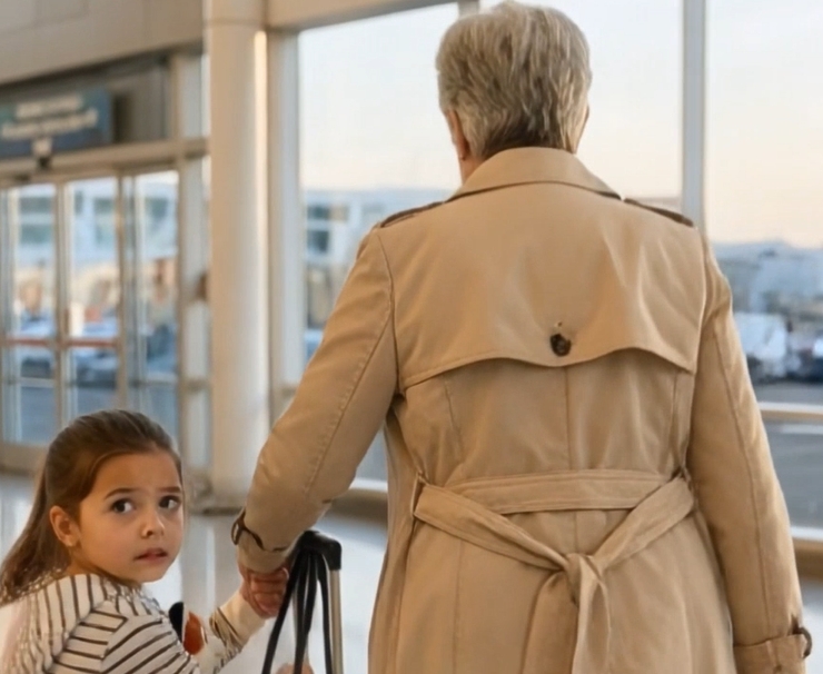 Mijn dochters paspoorthoesje was leeg op de luchthaven — en toen glimlachte oma alsof ze had gewonnen