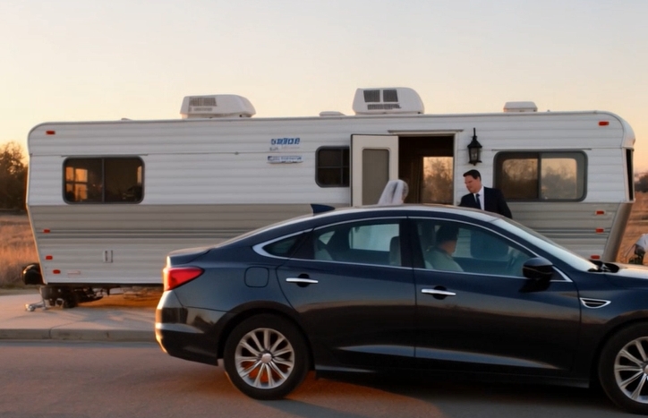 Ik trouwde op mijn 72e met mijn jeugdliefde – Twee weken nadat zijn kinderen mij uit huis hadden gezet, verscheen er een zwarte limousine bij mijn caravan