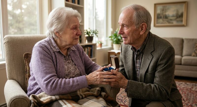 Een 80-jarige man vindt zijn middelbareschoolliefde terug – Hij vraagt haar ten huwelijk na 60 jaar van scheiding