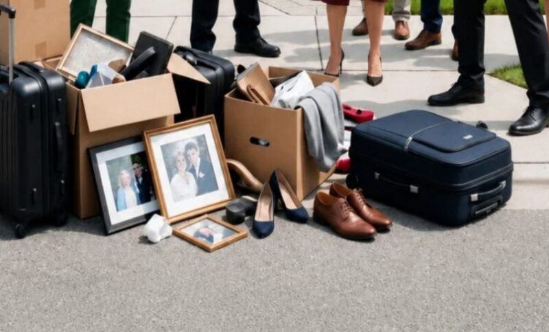 Mijn ex-schoonmoeder applaudisseerde buiten de rechtbank nadat de rechter onze scheiding had afgerond en nam de familie vervolgens mee om mijn vernedering te vieren. Maar toen ze terugkeerden naar het ouderlijk huis, verstomde hun gelach – de sheriff stond daar, hun bezittingen lagen op het gazon en het huis was volgens de wet van mij.
