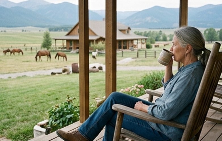 Ik kocht een boerderij in Montana voor een rustige oude dag – toen kwam mijn zoon met tien gasten en zei dat ik terug naar de stad moest gaan