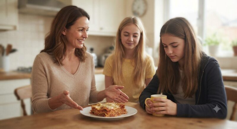 Mijn enige dochter nodigde haar vriendin altijd uit voor het avondeten – Een jaar later keek dat meisje me aan en zei: ‘Je hebt geen idee wat we voor je verborgen hielden’