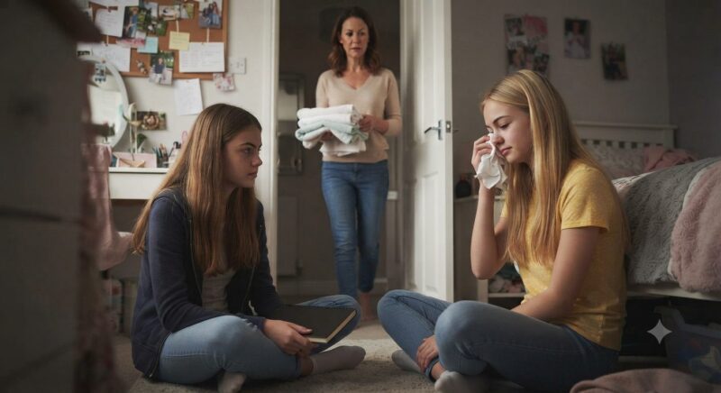 Mijn enige dochter nodigde haar vriendin altijd uit voor het avondeten – Een jaar later keek dat meisje me aan en zei: ‘Je hebt geen idee wat we voor je verborgen hielden’