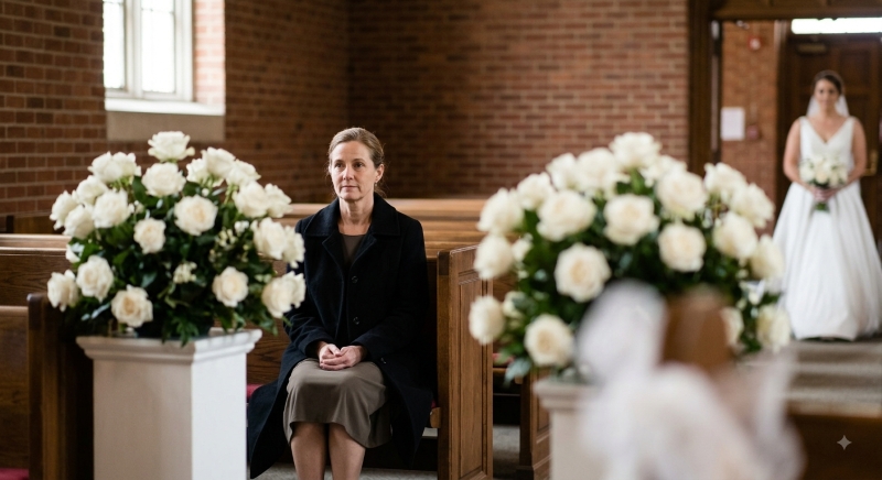 Mijn dochter vroeg me om niet naar haar bruiloft te komen omdat ik haar zou „voor schut zetten” – Wat de bruidegom bij het altaar deed, liet 200 gasten verstijfd achter