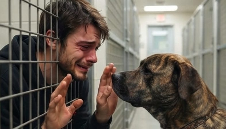 Mijn broer kwam om bij een motorongeluk… Drie maanden lang weigerde zijn hond contact met mij te hebben… tot de dag waarop ik zijn kennel binnenging
