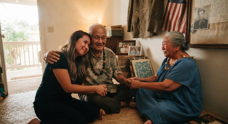 Ik gaf mijn opa de reis naar Hawaï waar hij altijd van had gedroomd — maar op onze laatste dag zei de hotelmanager: „We zijn al meer dan 80 jaar naar uw opa op zoek”