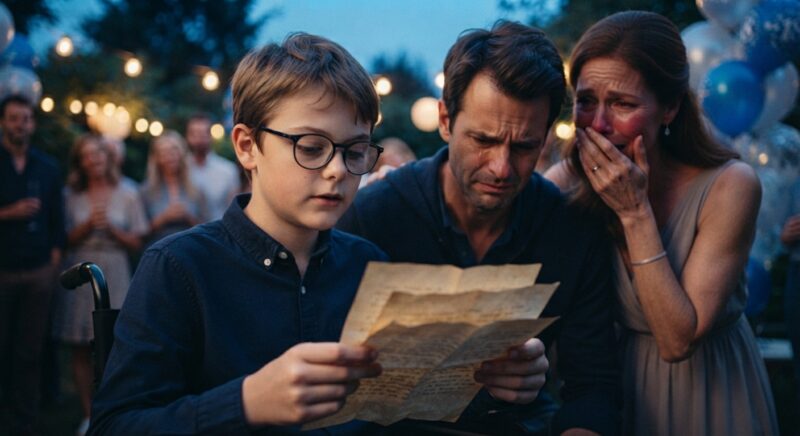 Mijn man gaf mij jarenlang de schuld omdat ik een zoon met een beperking had gekregen — op zijn achttiende verjaardag hield mijn zoon een toespraak die iedereen schokte