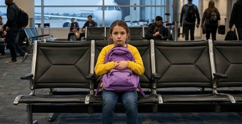 Mijn familie liet mijn 9-jarige dochter achter op een luchthaven voor plaatsen in de eerste klas — Ze hadden nooit verwacht dat ik elk bericht zou bewaren