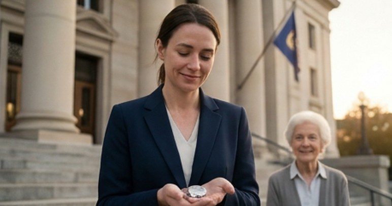 Nadat ik bijna vier jaar achter de tralies had doorgebracht voor een misdaad die ik nooit had gepleegd, liep ik de gevangenis uit met niets meer dan een kleine tas, een gebroken hart en vijfenzeventig dollar op zak. Ik had geen huis, geen familie die me verwelkomde en niemand die me een tweede kans wilde geven.