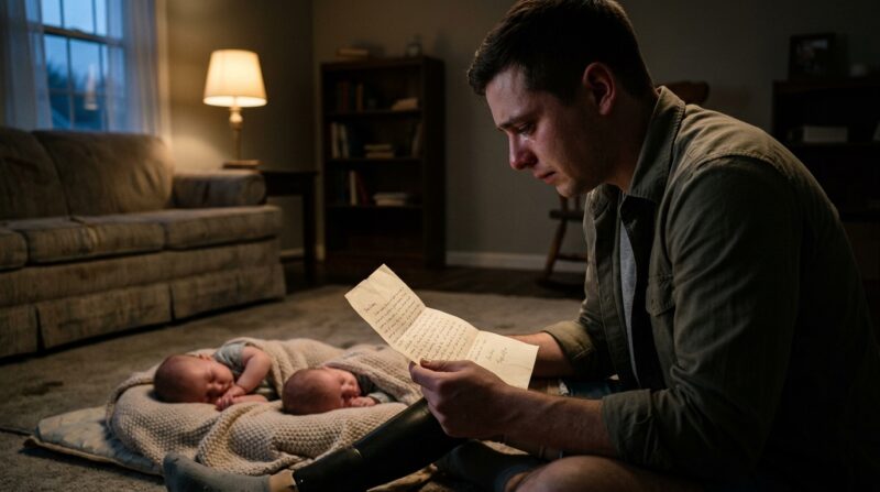Ik kwam thuis met een beenprothese en ontdekte dat mijn vrouw me met onze tweeling had verlaten – Drie jaar later gaf het lot me de kans haar opnieuw te ontmoeten