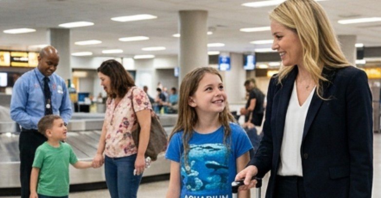 Mijn familie liet mijn 9-jarige dochter achter op een luchthaven voor plaatsen in de eerste klas — Ze hadden nooit verwacht dat ik elk bericht zou bewaren